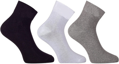 FATON Men Solid Ankle Length(Pack of 3)