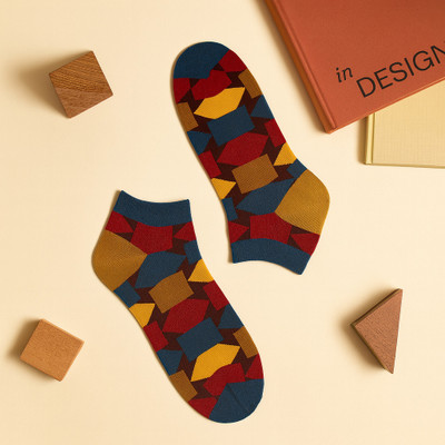 SOFT SLIPPERS Men & Women Printed Ankle Length(Pack of 2)