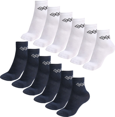VXI Men & Women Solid Ankle Length(Pack of 12)