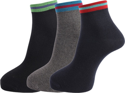 Dollar Men Solid Ankle Length(Pack of 3)