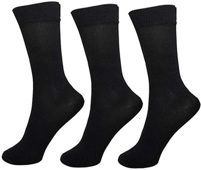 Akeet Trend Men Solid Calf Length(Pack of 3)