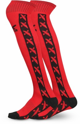 VECTOR X Men & Women Solid Knee High(Pack of 2)