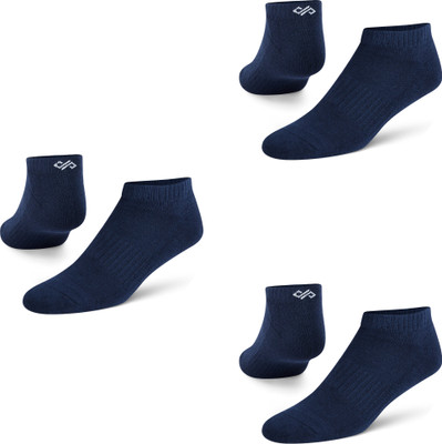 Dynamocks Men Solid Ankle Length(Pack of 3)