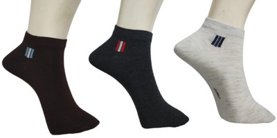 Fashiontoos Men & Women Self Design Low Cut(Pack of 3)