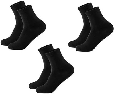 RENDERCRAFT Men Solid Ankle Length(Pack of 3)