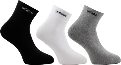 ADIDAS Original Cotton Full Cushion Men Solid Ankle Length(Pack of 3)