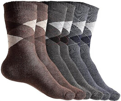 Suprix Men & Women Solid Calf Length, Mid-Calf/Crew(Pack of 3)