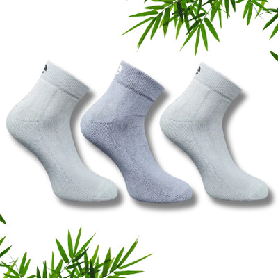 ecosync Unisex Solid Mid-Calf/Crew(Pack of 3)