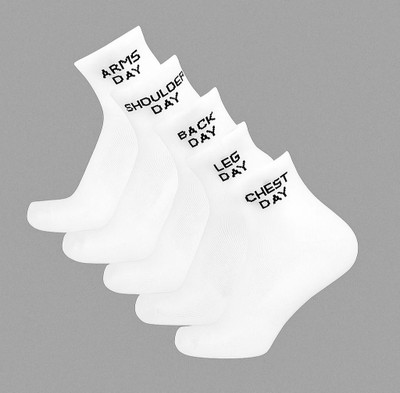 The jem den Men & Women Solid Ankle Length(Pack of 5)