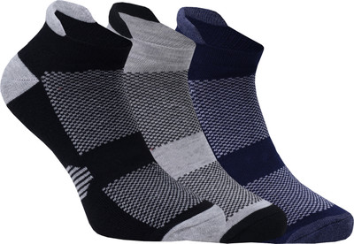 BERYX Men Striped Ankle Length(Pack of 3)