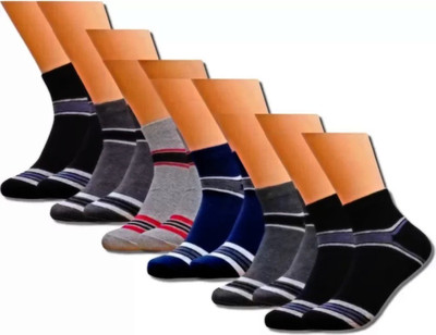 Akeeta Men Striped Ankle Length(Pack of 6)