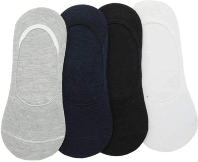 Buyra Men & Women Self Design Ankle Length, Low Cut, Peds/Footie/No-Show(Pack of 4)