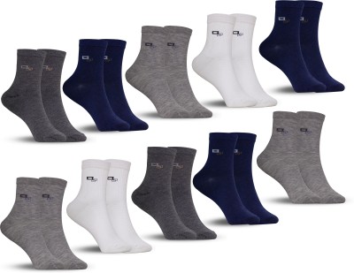 Musify Men Solid Calf Length(Pack of 10)