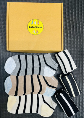 zofo Men Striped Ankle Length(Pack of 6)