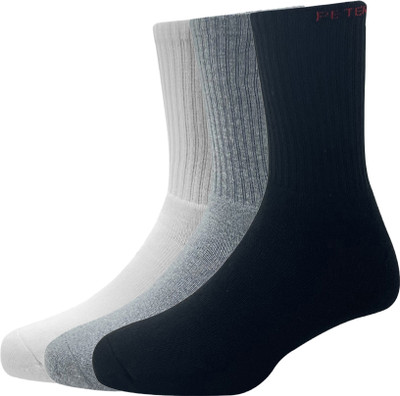 PETER ENGLAND Men Solid Calf Length(Pack of 3)