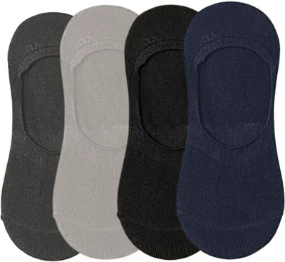 owilens Men & Women Solid Peds/Footie/No-Show(Pack of 4)