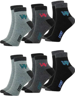 Akeeta Men & Women Self Design Ankle Length(Pack of 6)