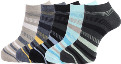 Dollar Men Printed Low Cut(Pack of 5)