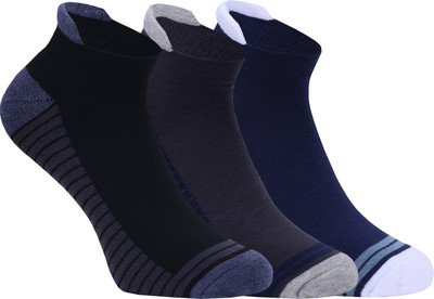 USOXO Men Solid Ankle Length(Pack of 3)