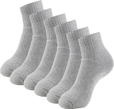 XOALT Men & Women Solid Ankle Length(Pack of 3)