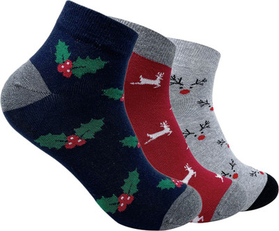 Mint and Oak Men Printed Ankle Length(Pack of 3)