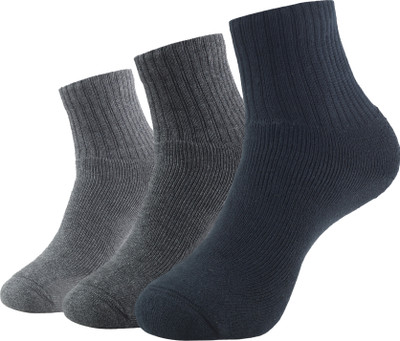 JOCKEY 7036 Compact Cotton Terry Men Solid Ankle Length(Pack of 3)