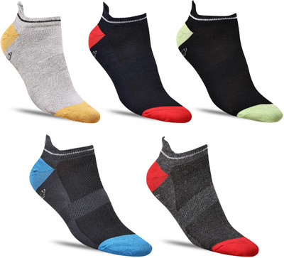Dollar Men Color Block Low Cut(Pack of 5)