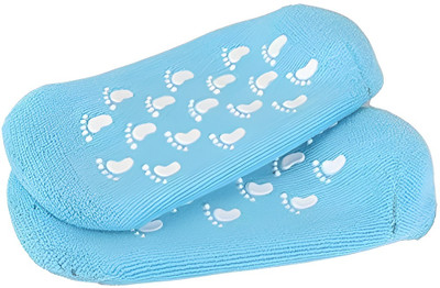 RBGIIT Gel Spa Socks For Repairing and Softening Dry Cracked Feet Skins S-1 Heel Support(Multicolor)