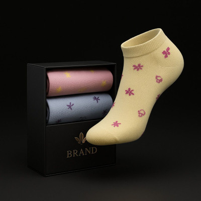 Blackjurab Women Floral Print Ankle Length(Pack of 3)