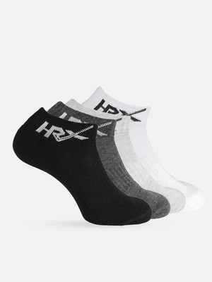 HRX by Hrithik Roshan Men Solid Low Cut(Pack of 4)