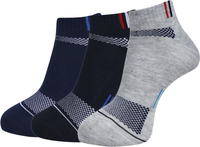Dollar Men Self Design Low Cut(Pack of 3)