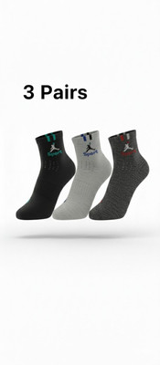 Aprp Men & Women Printed Ankle Length(Pack of 3)