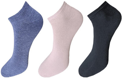 Arsha lifestyle Men Solid Ankle Length(Pack of 3)