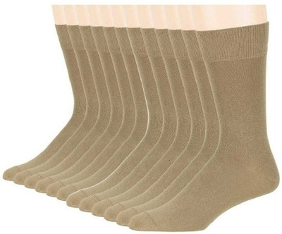 Akeeta Men Solid Calf Length(Pack of 12)