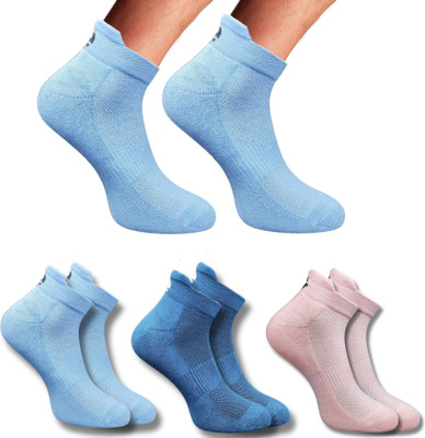 ecosync Unisex Solid Ankle Length(Pack of 3)