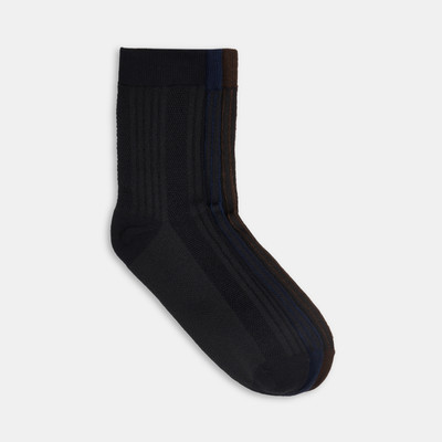 Byford by Pantaloons Men Mid-Calf/Crew(Pack of 3)