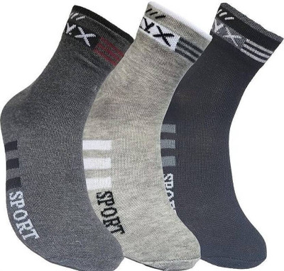 BIG - CONFIDENCE Men & Women Solid Ankle Length(Pack of 3)