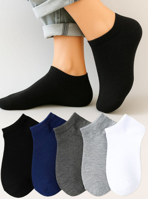 Shree SJE Unisex Solid Knee High(Pack of 5)