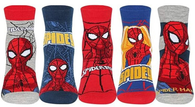 Supersox Disney Boys Woven Ankle Length(Pack of 5)