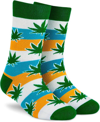 Dynamocks Men & Women Printed Mid-Calf/Crew