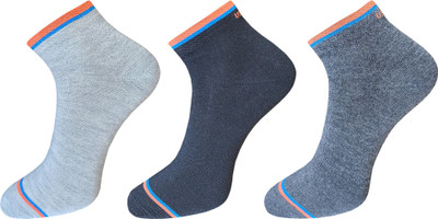 SPANCIA Men Solid Ankle Length(Pack of 3)