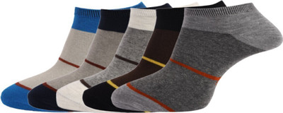 Dollar Men Solid Low Cut(Pack of 5)