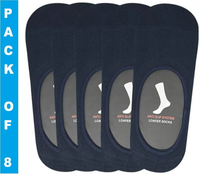 FATON Men & Women Solid Low Cut(Pack of 8)
