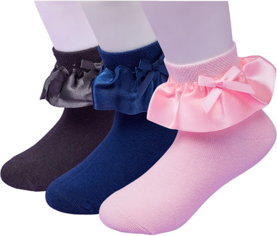 Neska Moda Baby Girls Ankle Length(Pack of 3)
