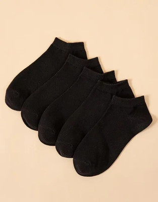 NanoX Men Solid, Self Design Ankle Length(Pack of 5)