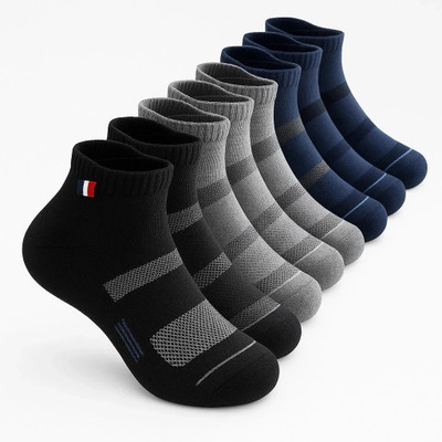 Bahuzo Men Striped Ankle Length