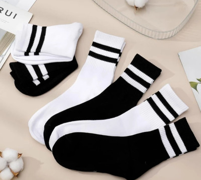 REXOPLUS Men & Women Striped Ankle Length(Pack of 3)