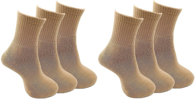 Akeet Trend Men Solid Ankle Length(Pack of 6)