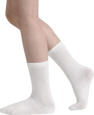 SIZE MATTERS Men & Women Solid, Self Design Calf Length(Pack of 12)