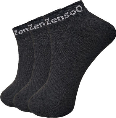 ZensoO Unisex Solid Ankle Length(Pack of 3)